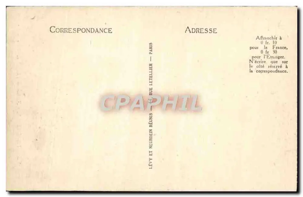 TROUVILLE - Fassade des Rathauses - I.L. - Rückseite