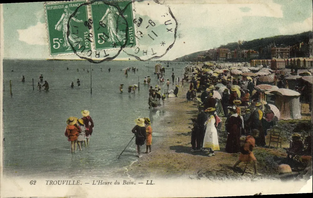 Trouville — Die Badezeit — LL. — n°62 - Vorderseite