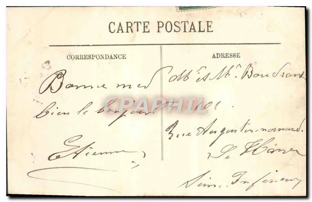 Trouville — Die Badezeit — LL. — n°62 - Rückseite