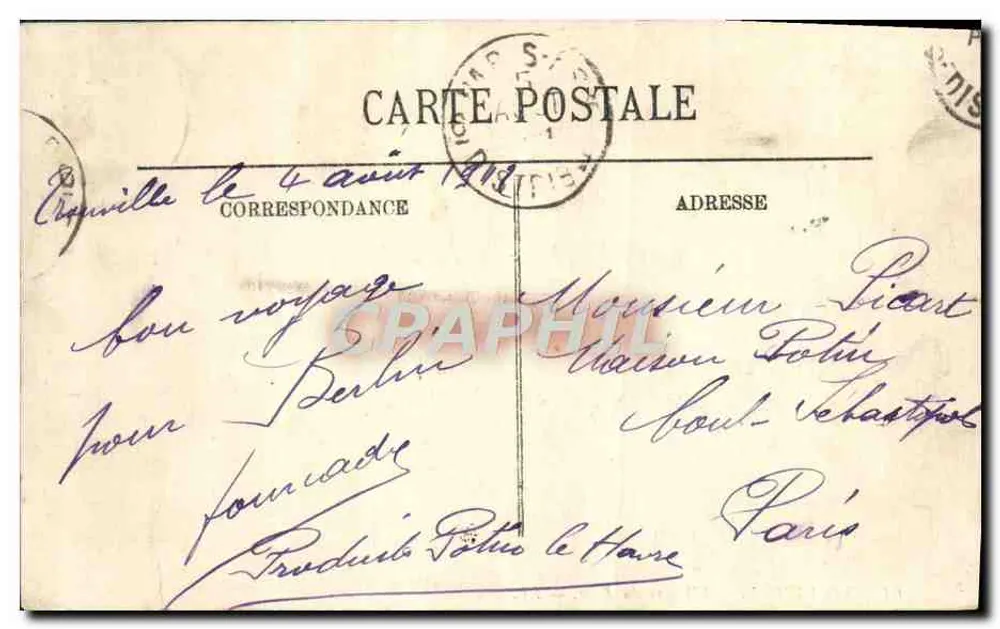 Trouville — A Hora do Banho — LL. — n°61 - Verso