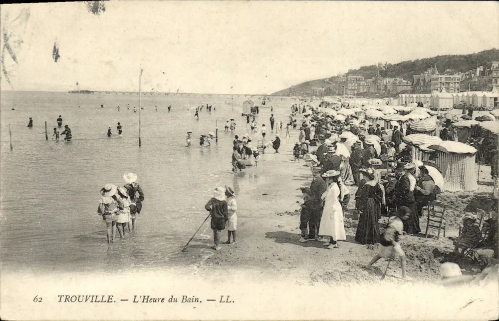 TROUVILLE — A Hora do Banho — LL. — n° 62 - Frente