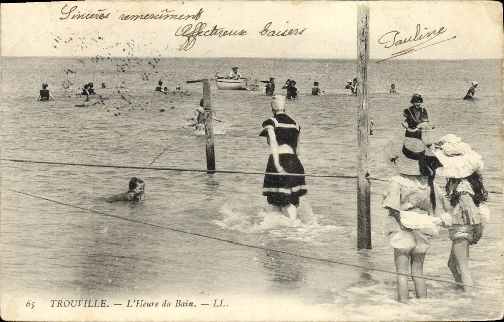 Trouville — L'Heure du Bain — LL. n°65 - Vorderseite