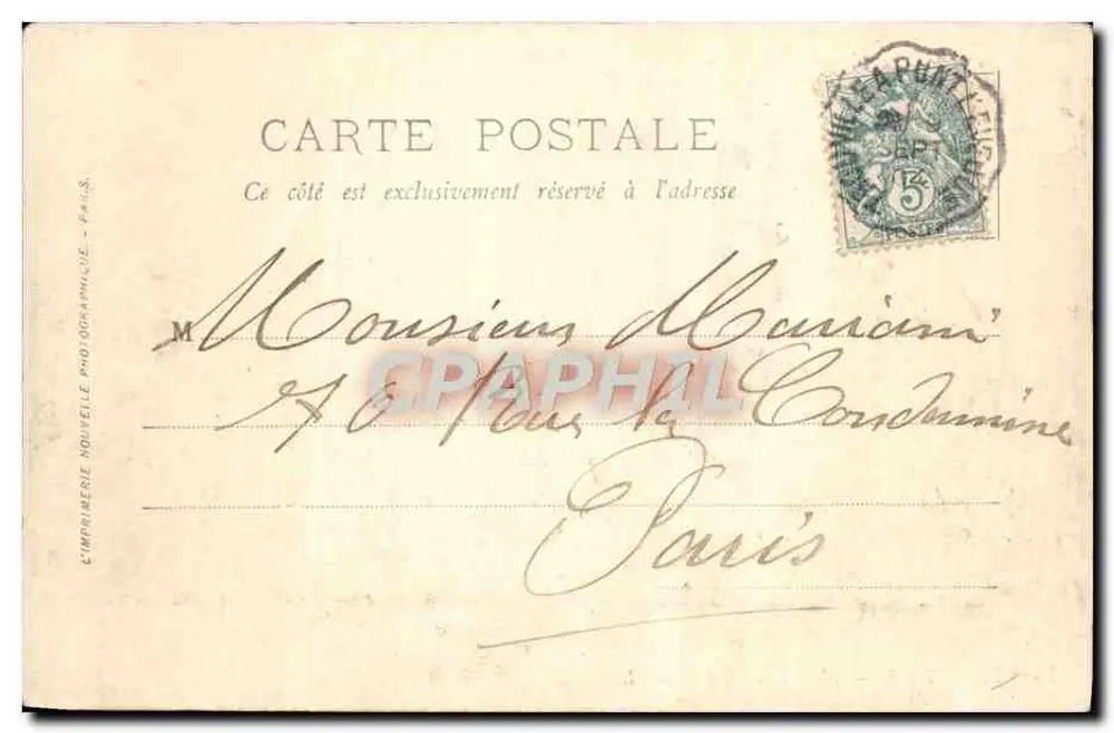 Trouville — L'Heure du Bain — LL. — N°66 - Verso