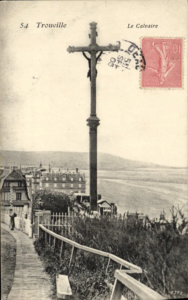 Trouville — O Calvaire — Editora Desconhecida, n° 5379 - Frente