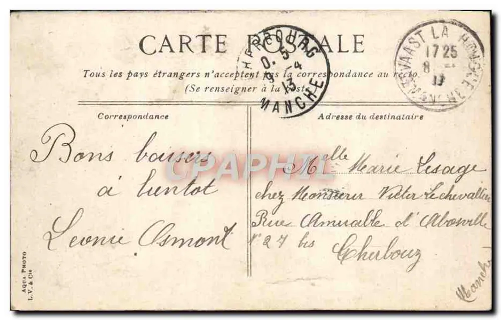 Trouville - O Casino — editor Aqua Photo, n°23 - Verso