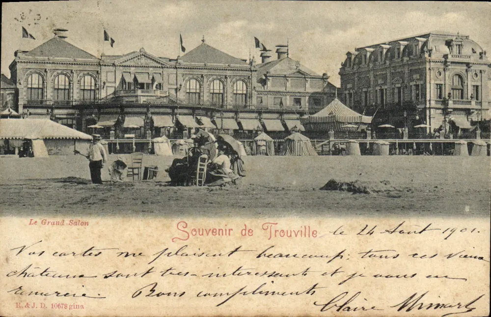 Der Große Salon — Erinnerung an Trouville — R.&J.D. 10678 gina - Vorderseite