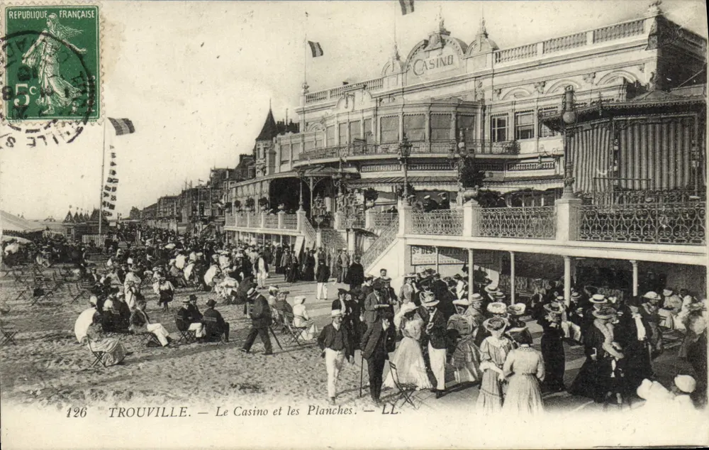 Trouville — Das Casino und die Planches — LL. Nr. 126 - Vorderseite