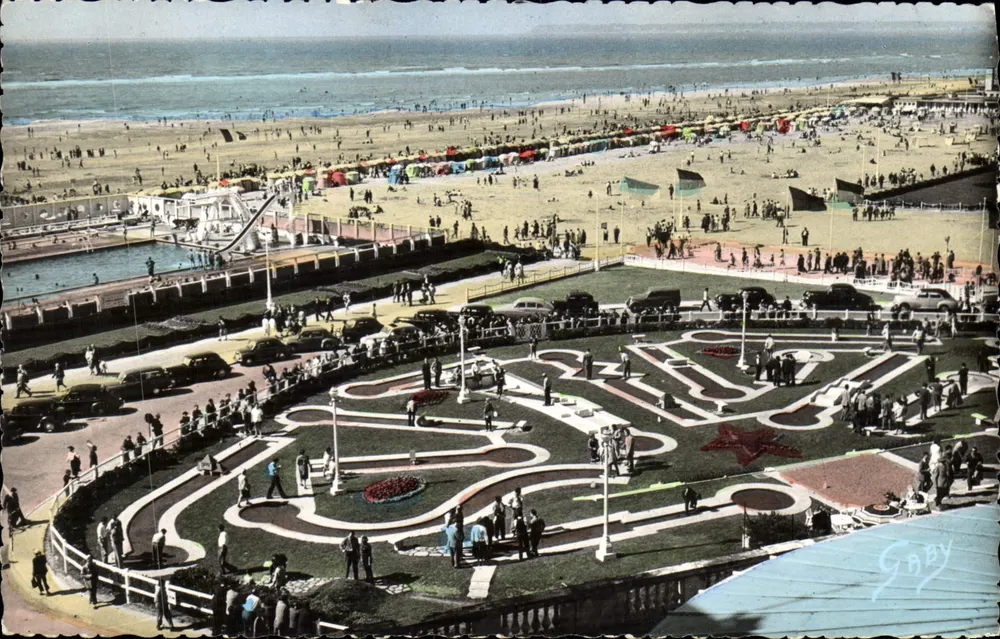 Trouville-Deauville — Der Miniatur-Golf — Éditions Gaby - Vorderseite