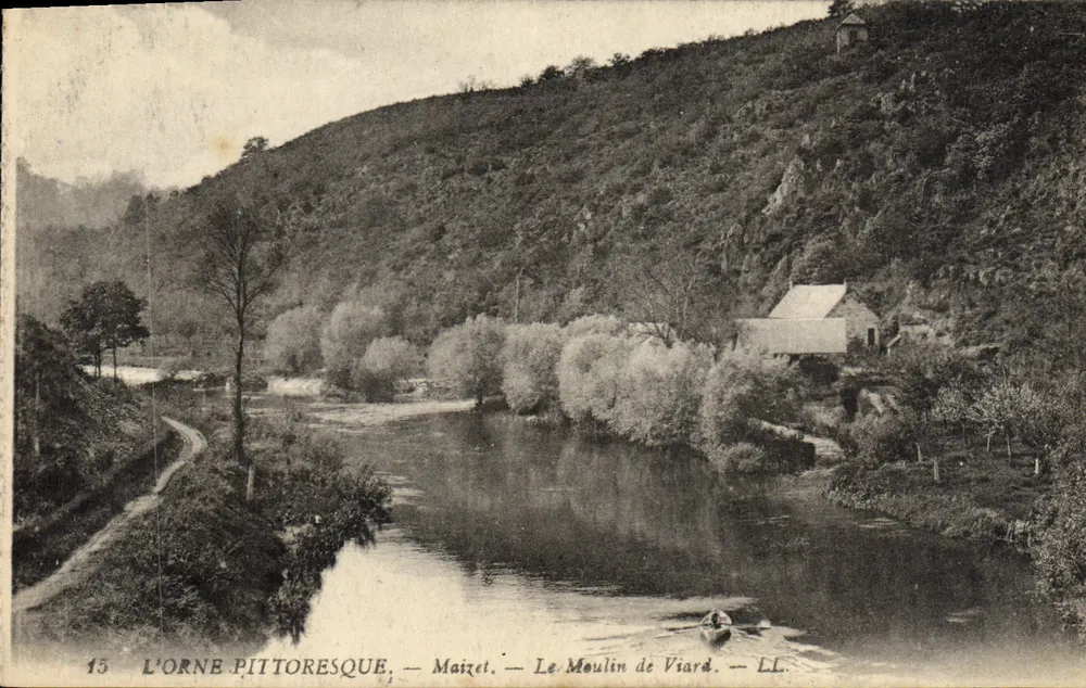 Pittoreske Ansicht der Orne — Maizet — Le Moulin de Viard — LL. - Vorderseite