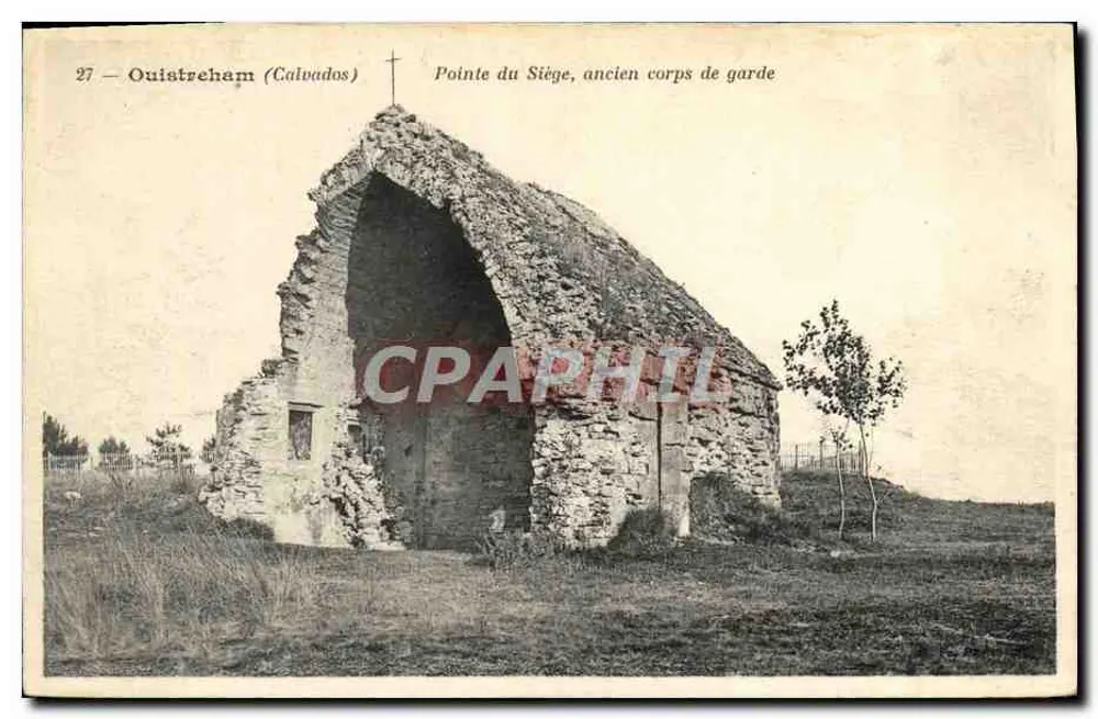 Pointe du Siège, antigo corpo de guarda — Ouiistreham (Calvados) - Frente