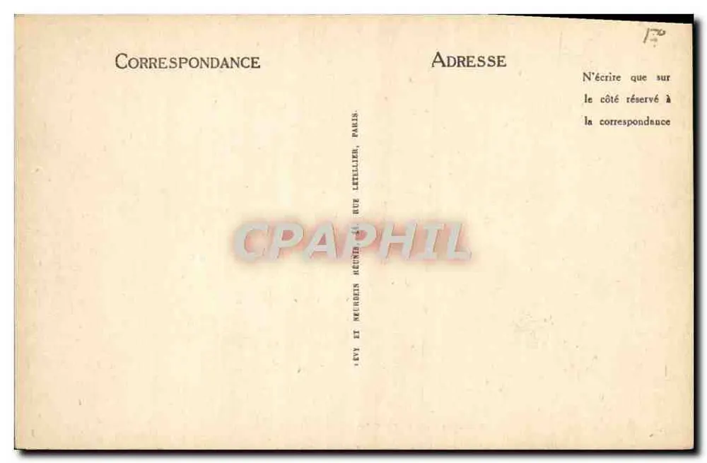 Ouistreham - Das Schiff von Le Havre auf See - I.L. - Rückseite
