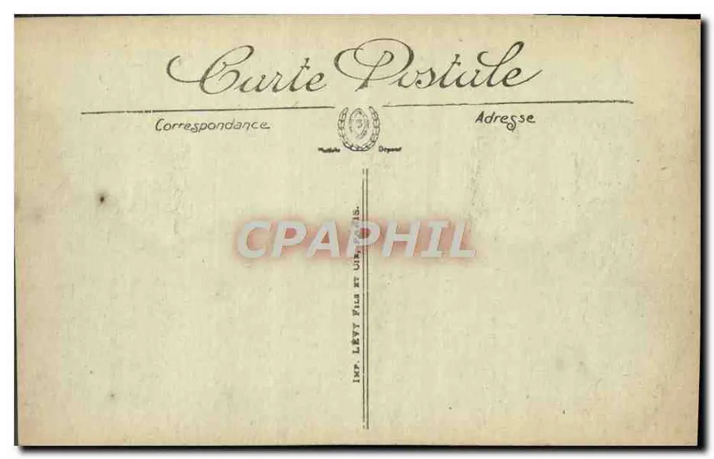 Ouistreham — A Doca — Editor Lévy Frères, n°17 - Verso