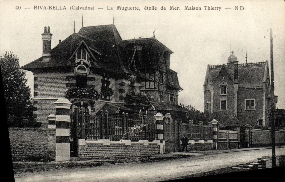 Riva-Bella (Calvados) — La Muguet, Stern des Meeres. Maison Thierry — ND - Vorderseite