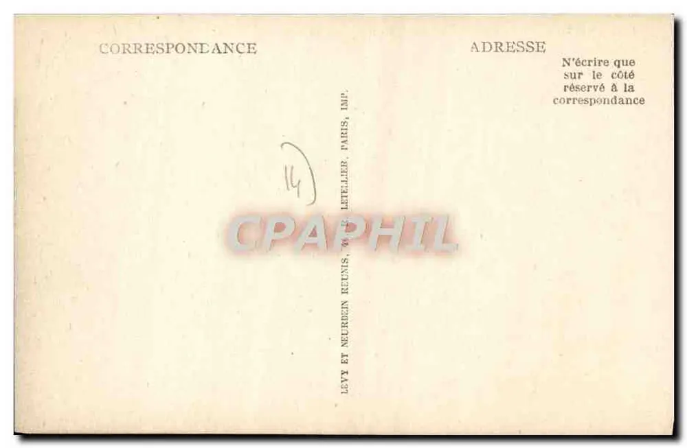 Riva-Bella (Calvados) — La Muguet, Stern des Meeres. Maison Thierry — ND - Rückseite