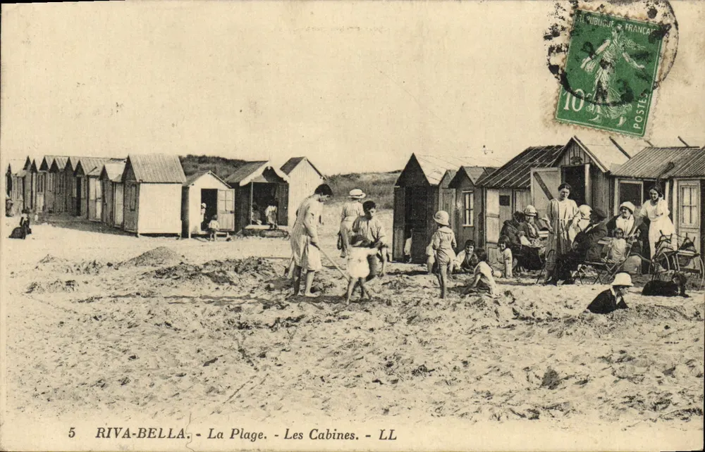 Riva-Bella - A Praia - As Cabines - LL - Frente