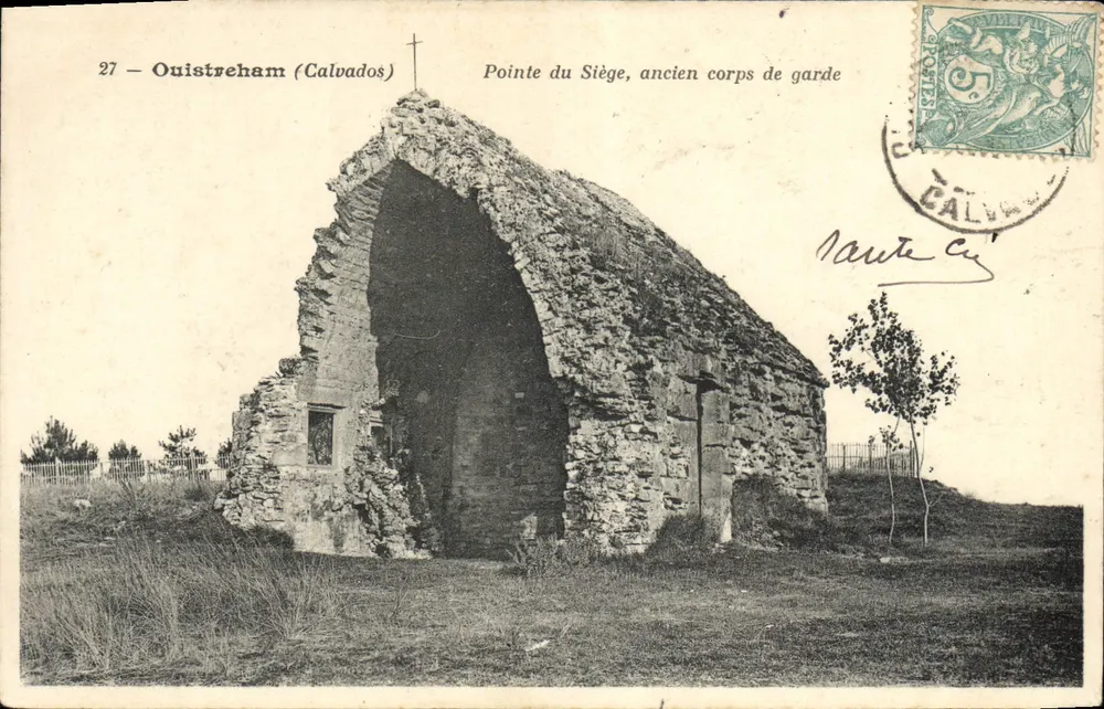 Pointe du Siège, ancien corps de garde — Ouistreham (Calvados) — éditeur non identifié, n° 27 - Recto
