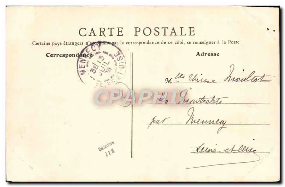 Pointe du Siège, ancien corps de garde — Ouistreham (Calvados) — éditeur non identifié, n° 27 - Verso