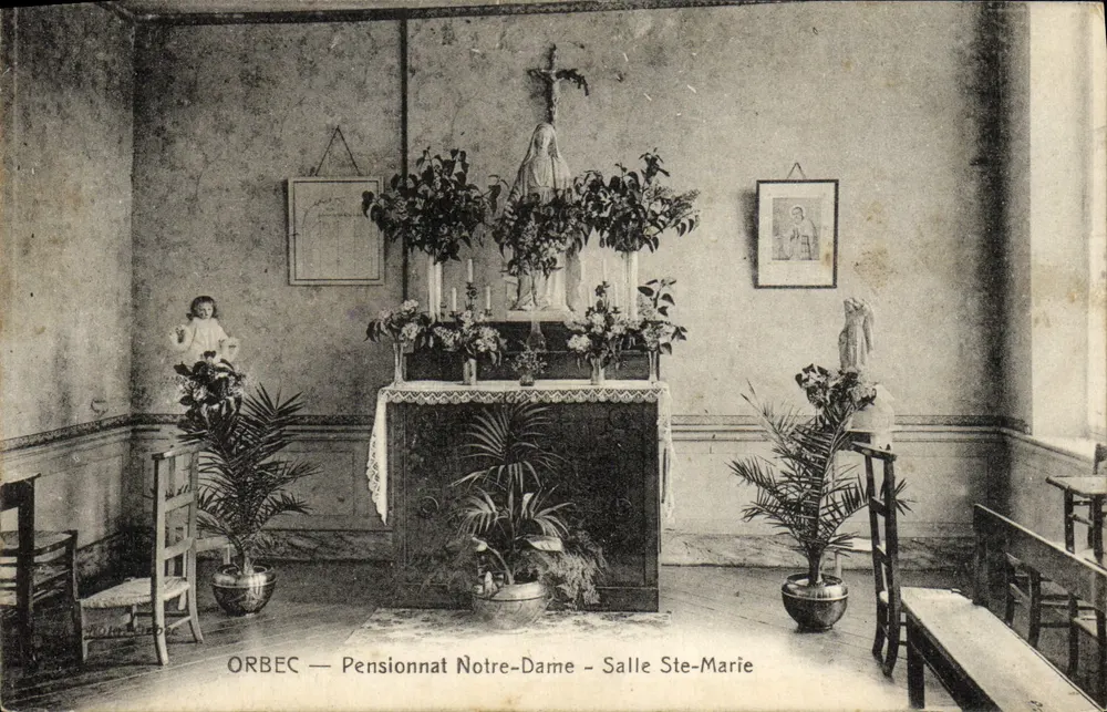 Orbec — Pension Notre-Dame — Zimmer Ste-Marie - Vorderseite