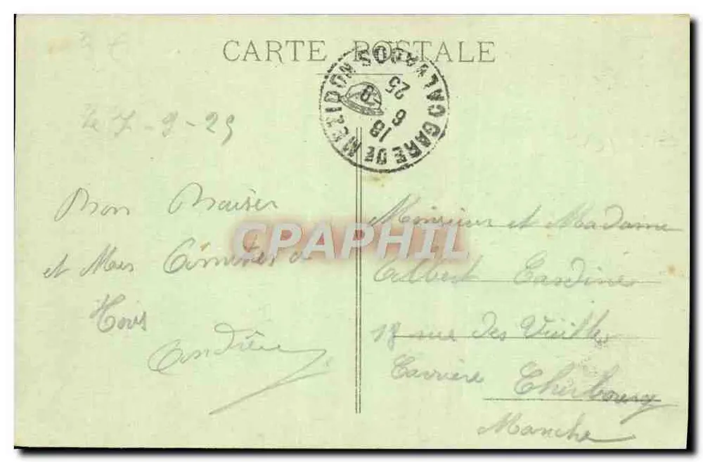 Morteaux-Coulibeuf — El Castillo Blanco — C. Jeanne, fotógrafa, Falaise - Reverso