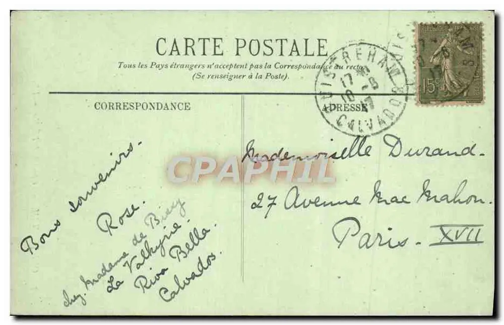Ouistreham — O portal da Igreja — L.L. - Verso