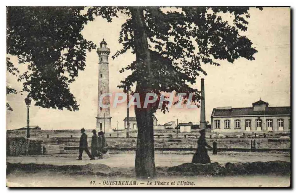 Ouistreham — O Farol e a Fábrica — G. Arland, editor - Frente