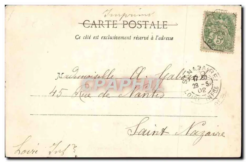 Pont-l'Évêque — Ehemaliges Intendanzhaus von Mlle de Montpensier — Librairie Ozaugé - Rückseite