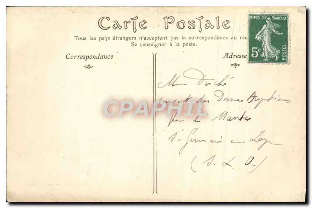 Pont-l'Évêque (Calvados) — The Banks of the Touques — R. Barbier, bookseller - Back