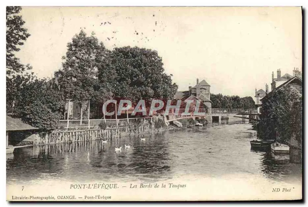 PONT-L'ÉVÊQUE — As margens da Touques — Livraria-Fotografia, OZANGE - Frente