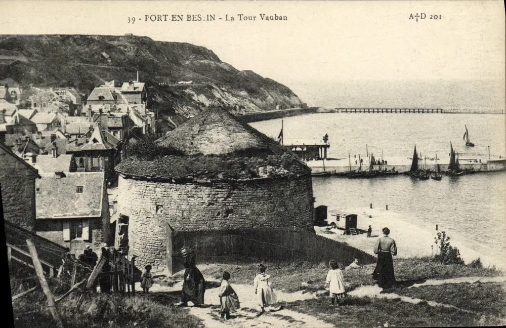 Port-en-Bessin — La Tour Vauban — A. Dubosq, éditeur, n° 39 - Recto