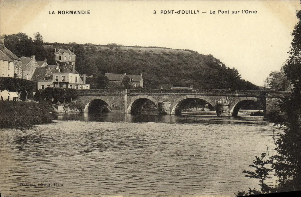 PONT-D'OUILLY — Der Brücke über die Orne — Tovasseur, Verlag, Piers - Vorderseite