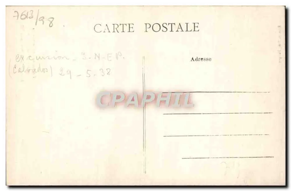 Um POTIGNY — La Brèche du Diable und Tombeau Marie Joly — n°25 - Rückseite