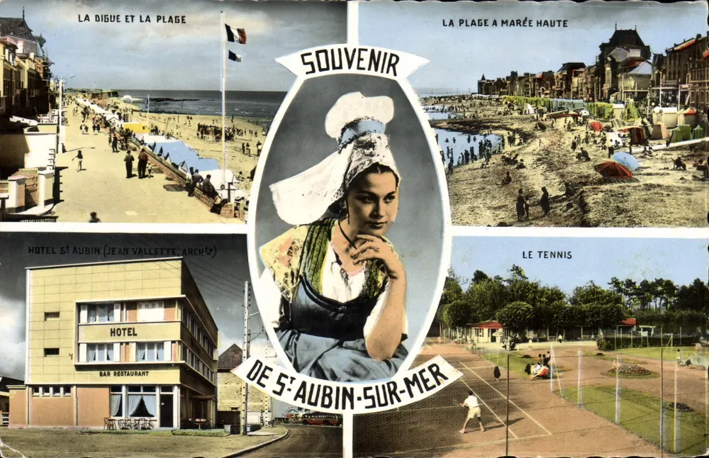 Saint-Aubin-sur-Mer — Erinnerung — Cie des Arts Photomécaniques - Vorderseite