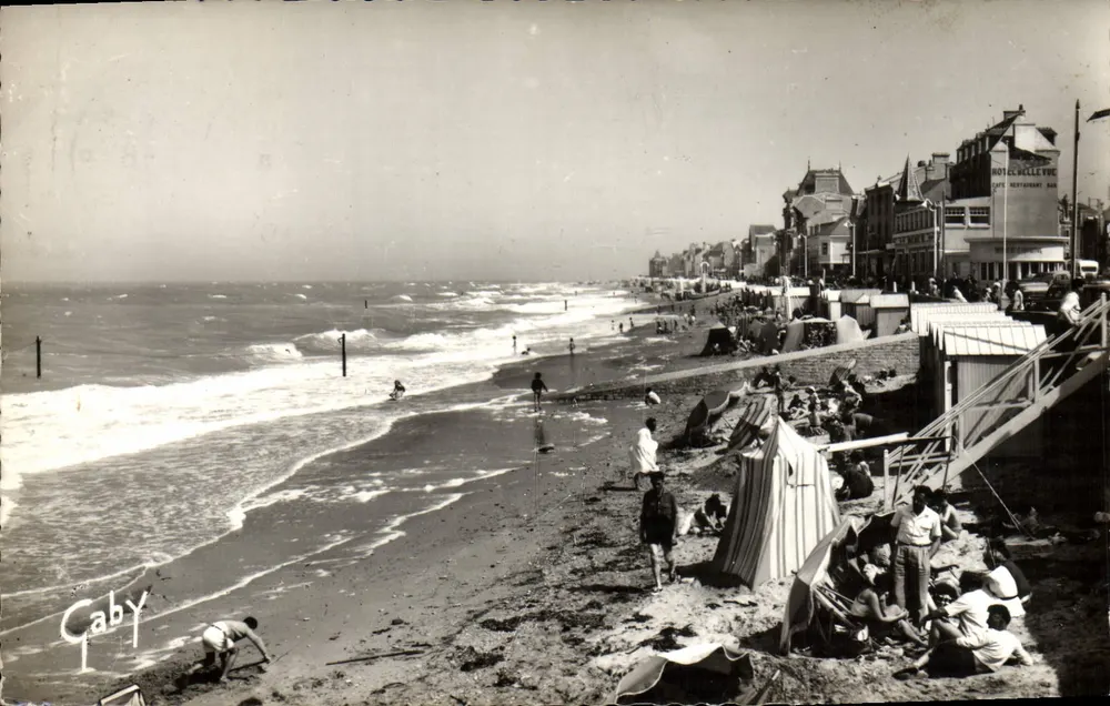 Caby — Praia de Saint-Aubin-sur-Mer — Edições Caby - Frente
