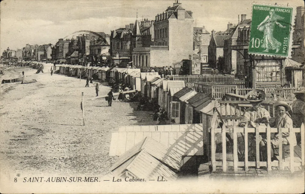 Saint-Aubin-sur-Mer — As Cabines — LL. - Frente