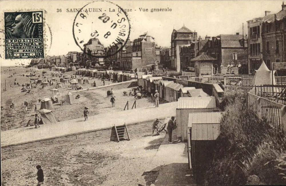 Saint-Aubin - A Digue - Vista geral — n°36 — editor: Alliaison des Arts Photomontiques, Strasbourg - Frente