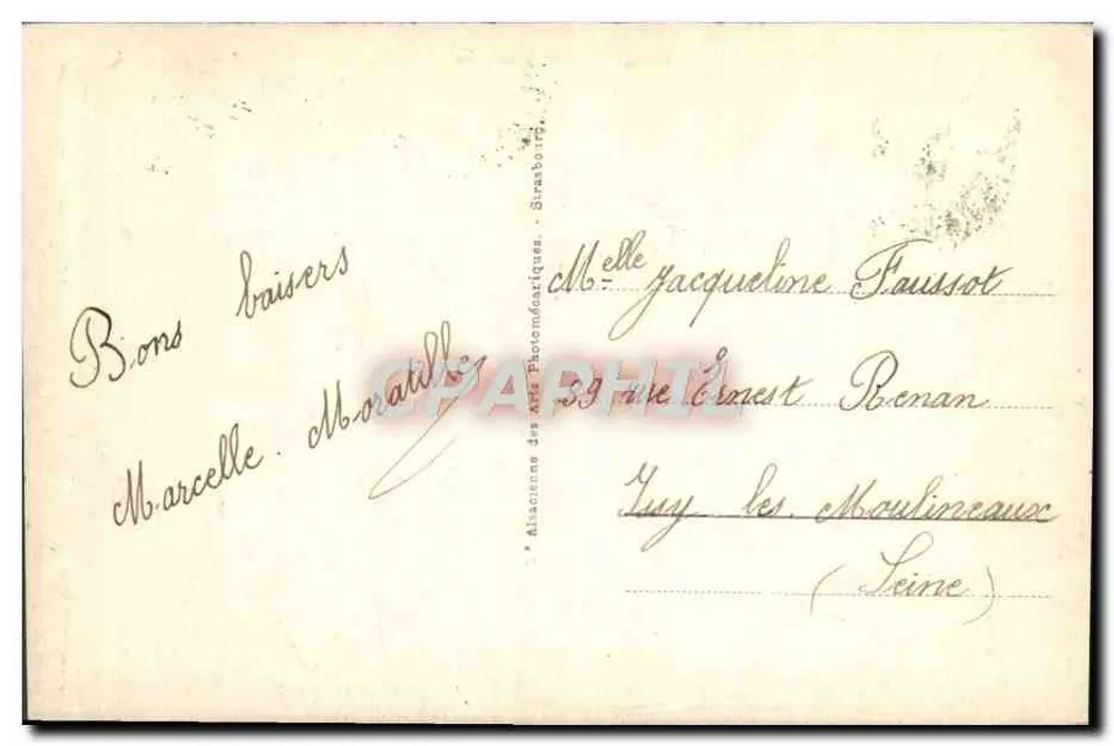 Saint-Aubin - A Digue - Vista geral — n°36 — editor: Alliaison des Arts Photomontiques, Strasbourg - Verso
