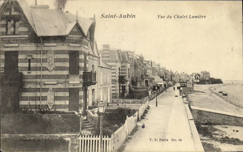 Saint-Aubin — Vista do Chalet Lumière — V.P. Paris No. 16 - Frente