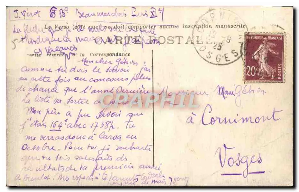 St-AUBIN-sur-MER — Algemene uitzicht van de Dijk — Uitgever J. H. n°1 - Achterkant