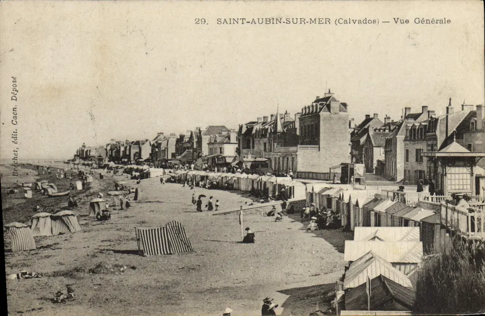 Saint-Aubin-sur-Mer (Calvados) — Algemene uitzicht — Brachet, uitgave Caen - Voorkant