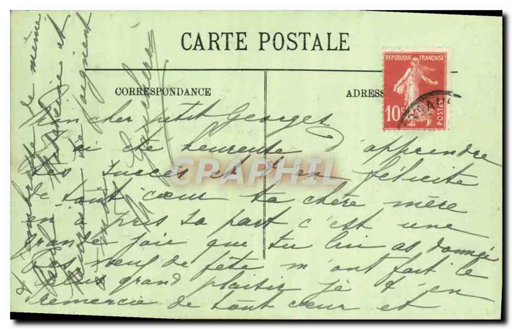 Saint-Aubin — A Praia — LL - Verso