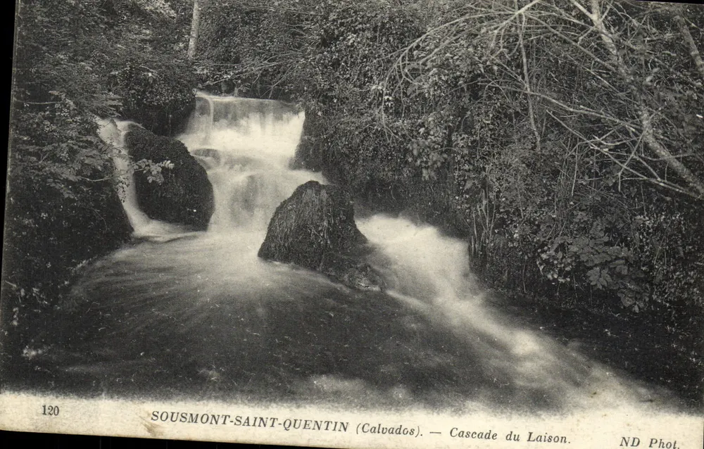 Sousmont-Saint-Quentin (Calvados) — Cachoeira do Laison — ND Fotografia n°120 - Frente