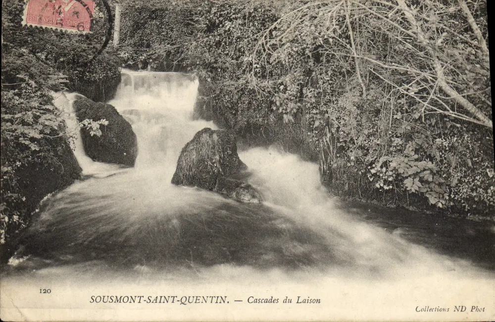 Sousmont-Saint-Quentin — Cachoeiras do Laison — Collections ND Phot - Frente
