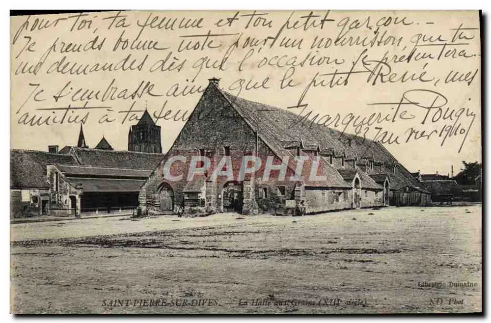 Saint-Pierre-sur-Dives — Die Getreidespeicher (13. Jahrhundert) — Librairie Dumaine, ND Phot - Vorderseite
