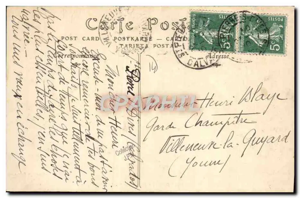 Saint-Pierre-sur-Dives — Die Getreidespeicher (13. Jahrhundert) — Librairie Dumaine, ND Phot - Rückseite