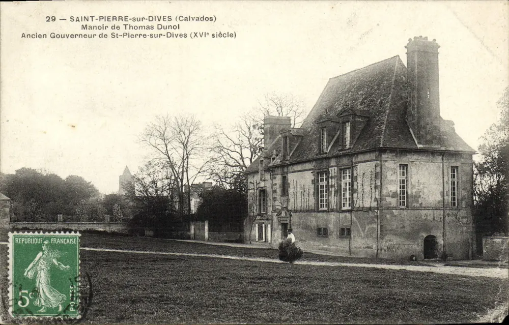 Saint-Pierre-sur-Dives (Calvados) — Mansão de Thomas Dunol, Antigo Governador (Século XVI) — Editor não identificado, n° 29 - Frente