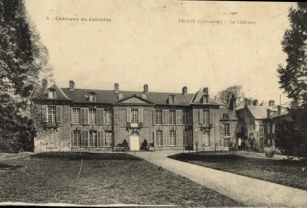 Thaon (Calvados) — Le Château — Châteaux du Calvados n°9 - Frente