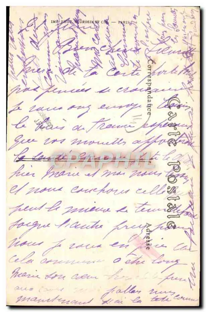 Touques — Katedra Świętego Piotra (XI i XII wiek) — IMP. PHOT. CORDON ET CIE - PARIS, nr 216 - Rewers