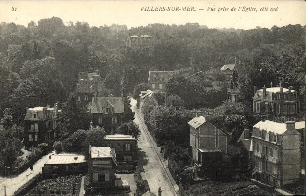 Villers-sur-Mer — Ansicht vom Kirchhof, Südseite — JPM - Vorderseite