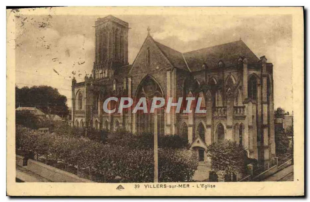 Villers-sur-Mer - A Igreja — n° 39 - Frente