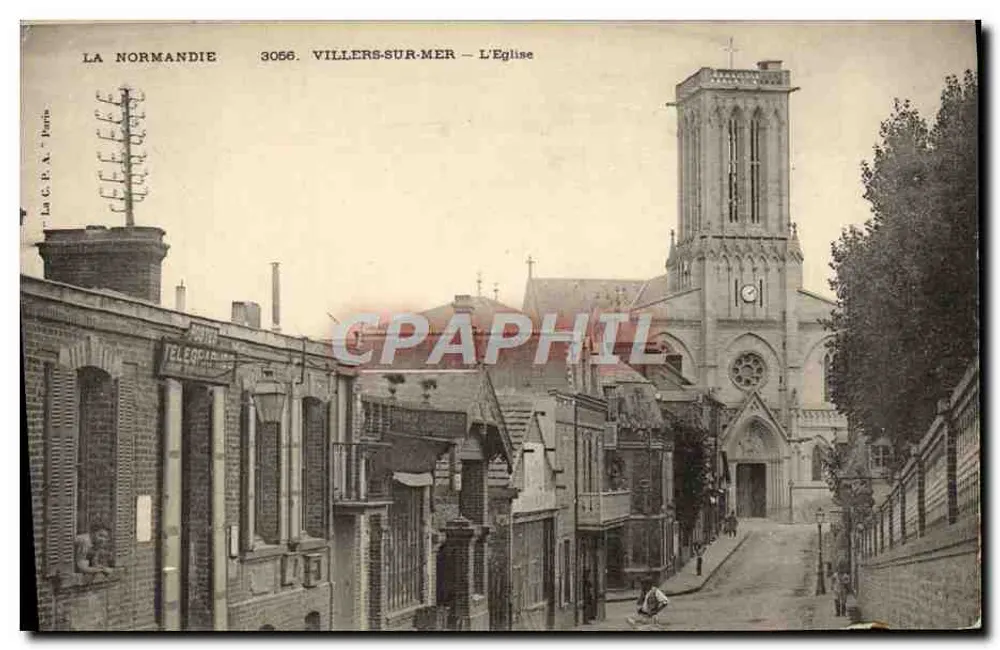 Villers-sur-Mer — L'Église — La C. E. A. Paris, n° 3066 - Recto